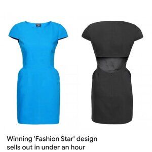 Single black dress. Fashion Star
